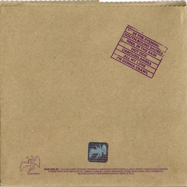 USED CD - Led Zeppelin – In Through The Out Door 2015 Remaster