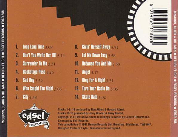 USED CD - McGuinn, Clark & Hillman – Return Flight