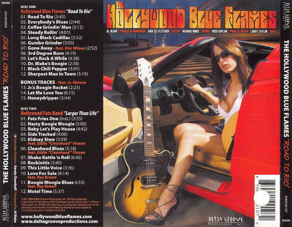 USED 2CD - The Hollywood Blue Flames / Hollywood Fats Band – Road To Rio / Larger Than Life