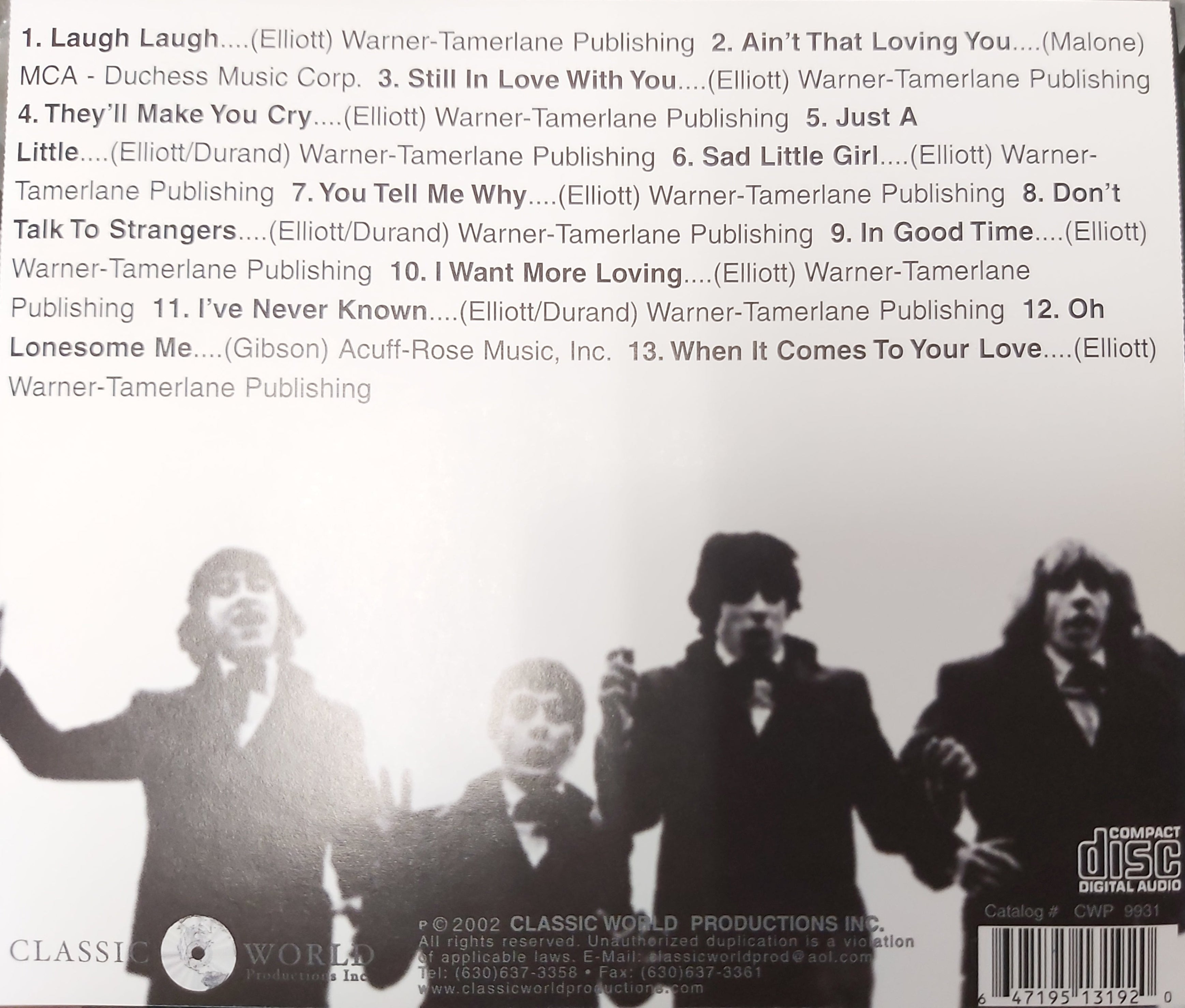 USED CD - The Beau Brummels – Greatest Hits