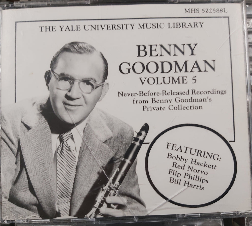 USED 2CD - Benny Goodman Featuring Bobby Hackett, Red Norvo, Flip Phillips, Bill Harris – The Yale University Music Library - Benny Goodman - Volume 5 - Never Before Released Recordings From Benny Goodman's Private Collection