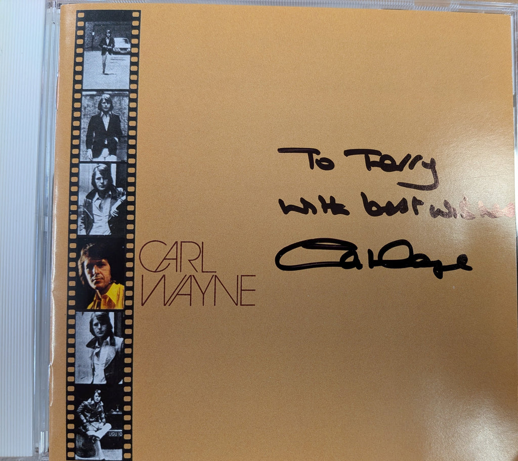 USED CD - Carl Wayne – Carl Wayne (Signed)