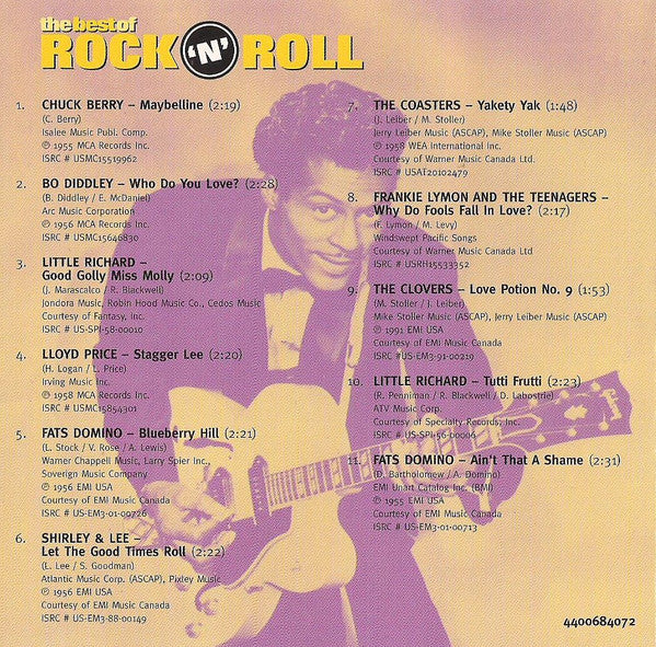 USED CD - Various – The Best Of Rock 'N' Roll