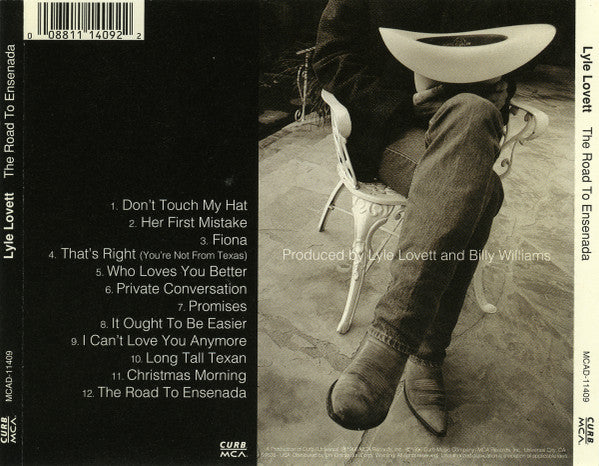 USED CD - Lyle Lovett – The Road To Ensenada