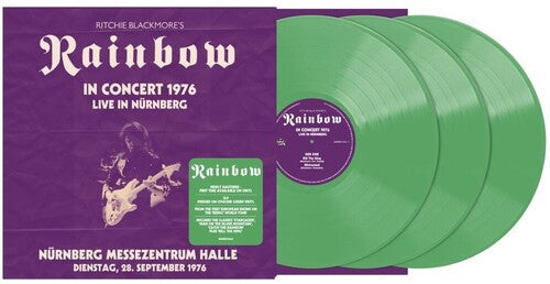 RITCHIE BLACKMORE / RAINBOW - (PRESALE 8/28/26) Live In Nurnberg 1976: Nurnberg Messezentrum Halle 28.9.1976 (140G IEX IMPORT GREEN VINYL 3xLP DEMON/EDSEL 2026) | NEW Mint (M) Mint (M)