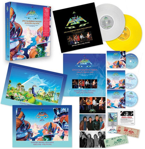 Asia - Asia in Asia - Live at The Budokan, Tokyo, 1983 (Deluxe Color VINYL 2LP+2CD+Blu-ray Box Set) | NEW