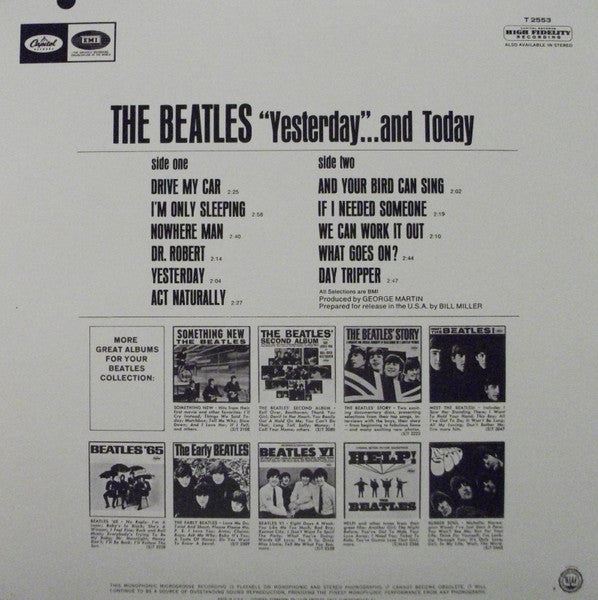 The Beatles - Yesterday And Today (BLUE VINYL) | Mint (M) Mint (M)