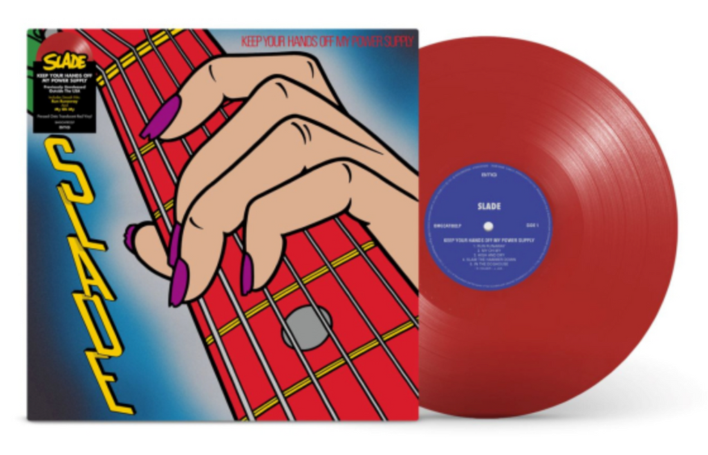Slade - Keep Your Hands Off My Power Supply (IEX Traanslucent Red VINYL LP BMG BMGCAT802LP) | NEW