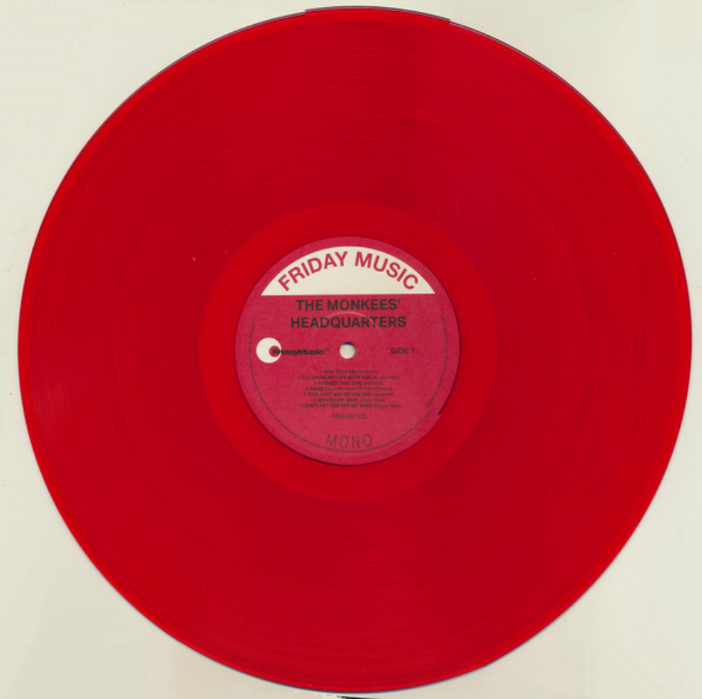 The Monkees - Headquarters (LTD Translucent Red VINYL LP Friday FRM-00103) | NEW