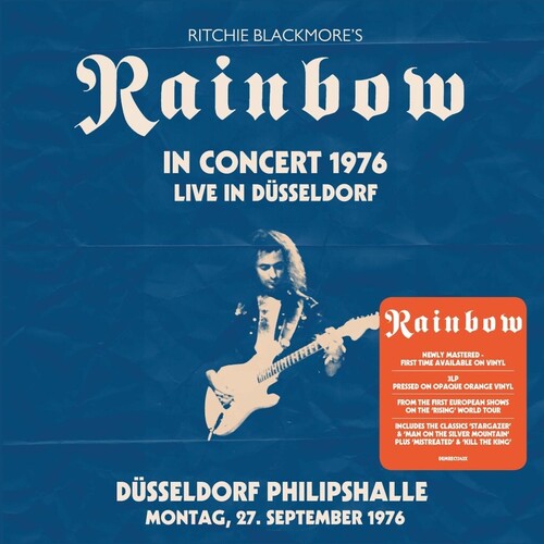 Ritchie Blackmore's Rainbow - Live In Dusseldorf 1976 (ORANGE VINYL 3LP) |