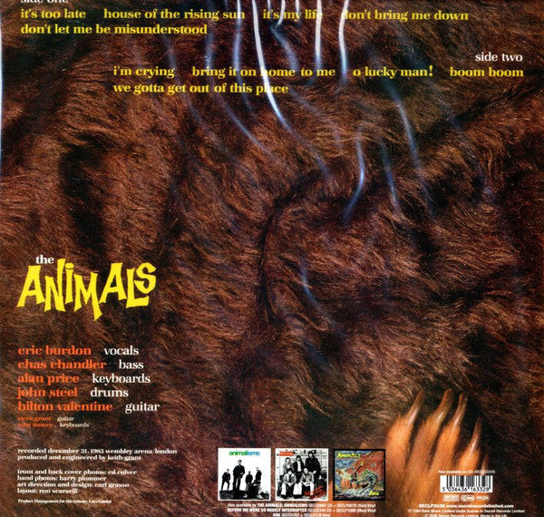 The Animals - Greatest Hits Live! (BLUE VINYL) |