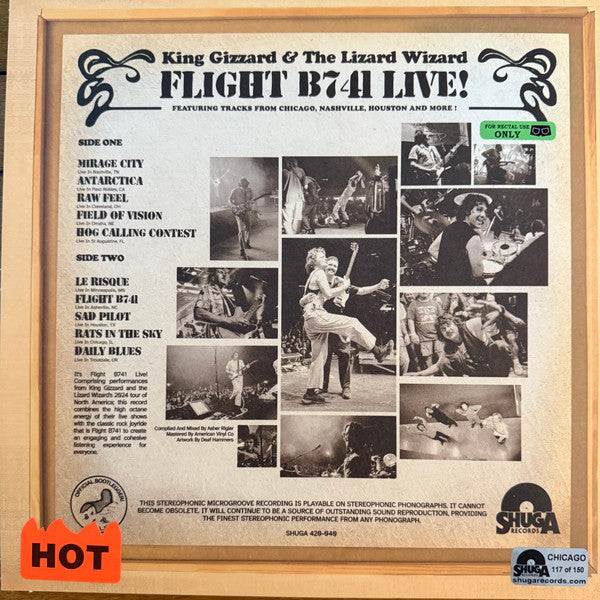 King Gizzard And The Lizard Wizard - Flight B741 Live! (COLOR VINYL) | Mint (M) Mint (M)