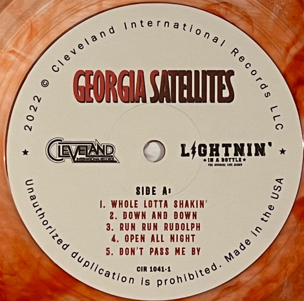 The Georgia Satellites - Lightnin' In A Bottle (The Official Live Album)(2xVINYL COLOR) | Mint (M) Mint (M)
