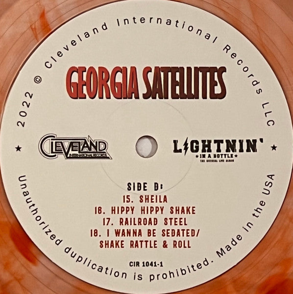 The Georgia Satellites - Lightnin' In A Bottle (The Official Live Album)(2xVINYL COLOR) | Mint (M) Mint (M)