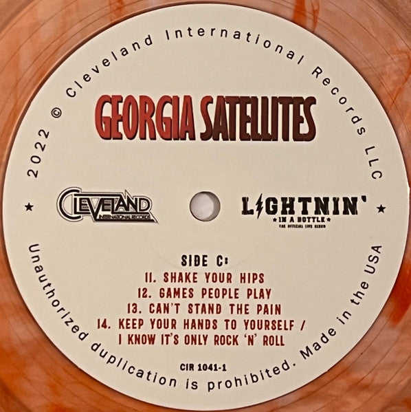 The Georgia Satellites - Lightnin' In A Bottle (The Official Live Album)(2xVINYL COLOR) | Mint (M) Mint (M)