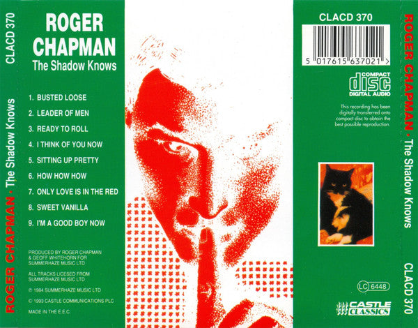 USED CD - Roger Chapman – The Shadow Knows