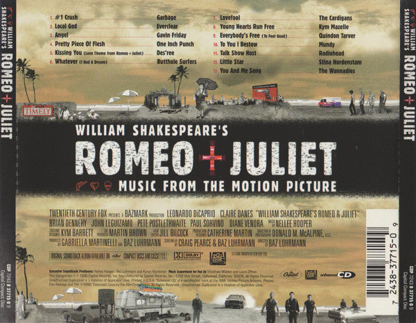 USED CD - Various – William Shakespeare's Romeo + Juliet (Music From The Motion Picture)