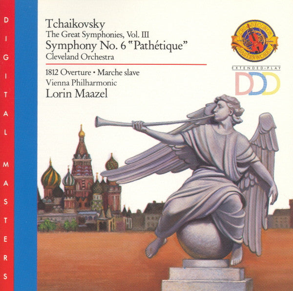 USED CD - Tchaikovsky - Lorin Maazel, The Cleveland Orchestra • Vienna Philharmonic – Symphony No. 6 "Pathétique" • Marche Slave • 1812 Overture