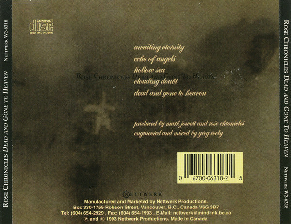 USED CD - Rose Chronicles – Dead And Gone To Heaven EP