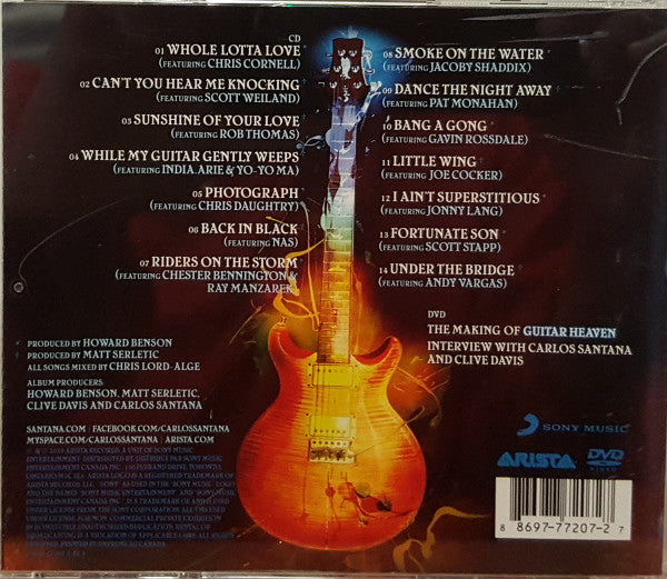 USED CD/DVD - Santana – Guitar Heaven: The Greatest Guitar Classics Of All Time