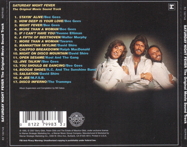 USED CD - Various – Saturday Night Fever (The Original Movie Sound Track)