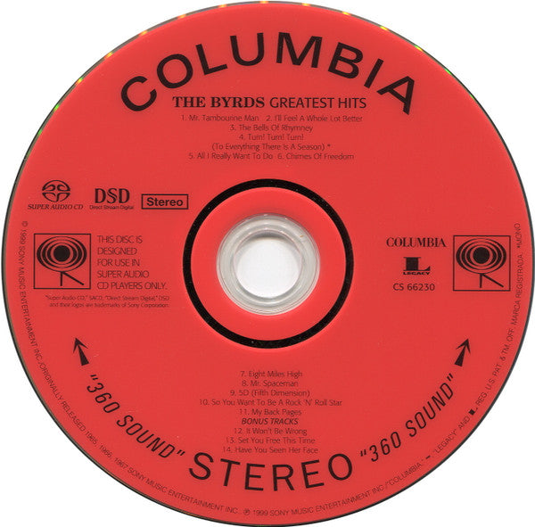 USED SACD - The Byrds – Greatest Hits