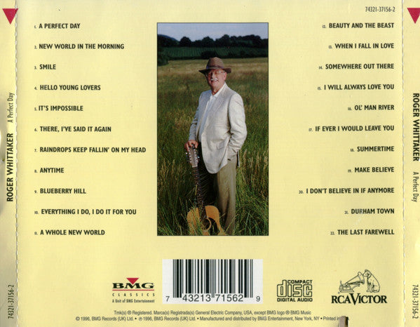 USED CD - Roger Whittaker – A Perfect Day (His Greatest Hits & More)