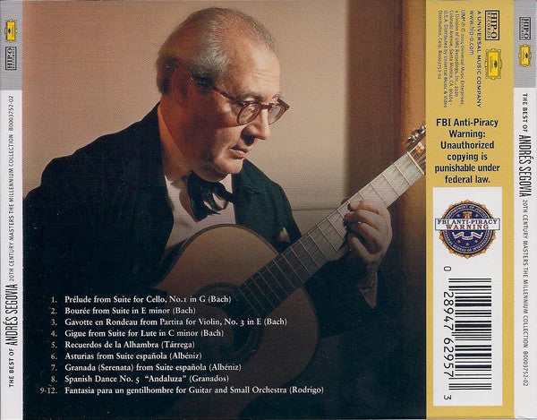 USED CD - Andrés Segovia – The Best Of Andrés Segovia