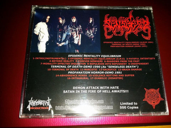 USED CD - Senseless – Epidemic Mentality Equilibrium (E.M.E.)