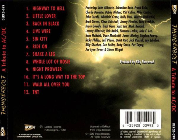 USED CD - Various – Thunderbolt - A Tribute To AC/DC