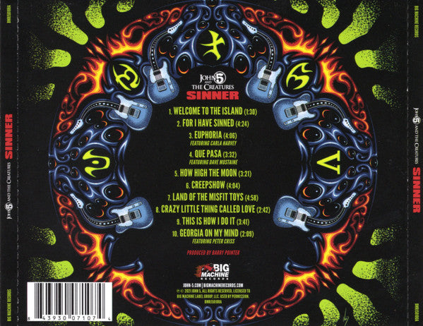 USED CD - John 5 And The Creatures – Sinner