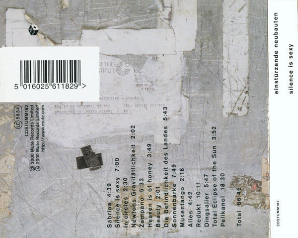 USED 2CD - Einstürzende Neubauten – Silence Is Sexy