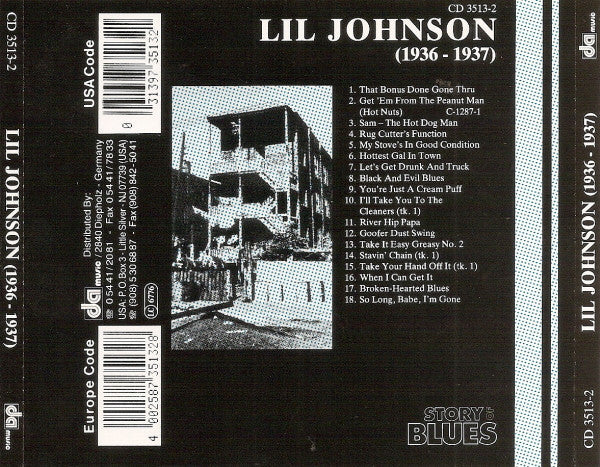 Lil Johnson – The Hottest Gal In Town (1936 - 1937) - USED CD
