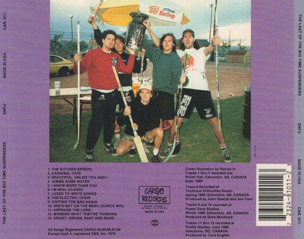 USED CD - SNFU – The Last Of The Big Time Suspenders