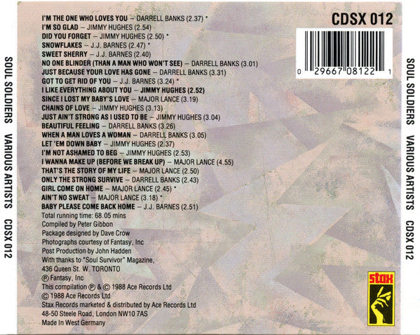 USED CD - Various – Soul Soldiers