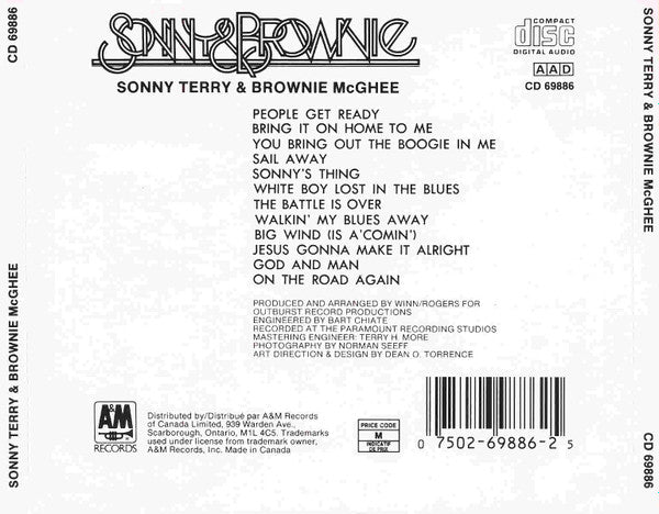 USED CD - Sonny Terry & Brownie McGhee – Sonny & Brownie