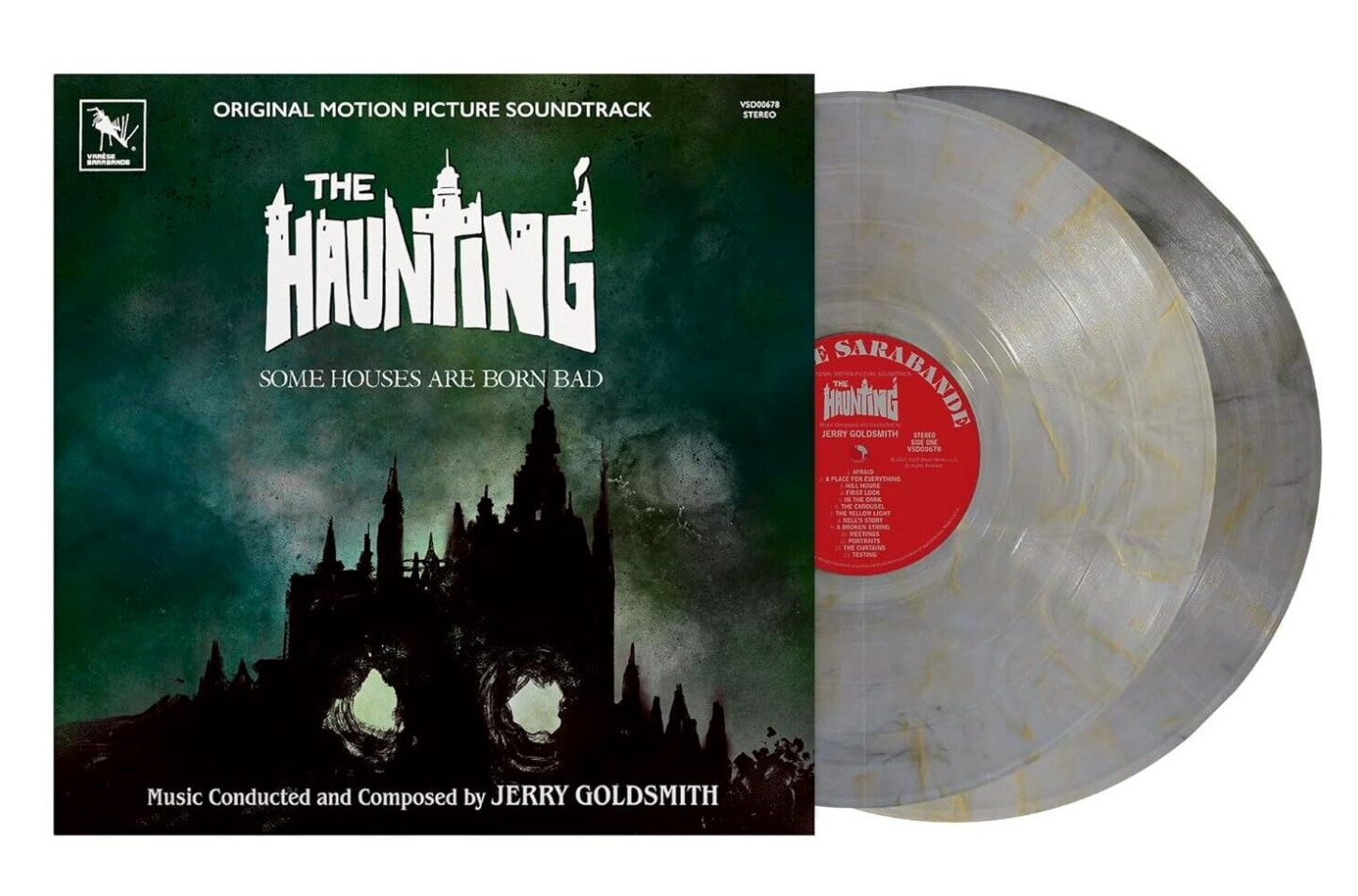 Jerry Goldsmith - The Haunting (Deluxe Black/Gold/Grey Marble VINYL 2xLP Varèse Sarabande 0159252) | NEW