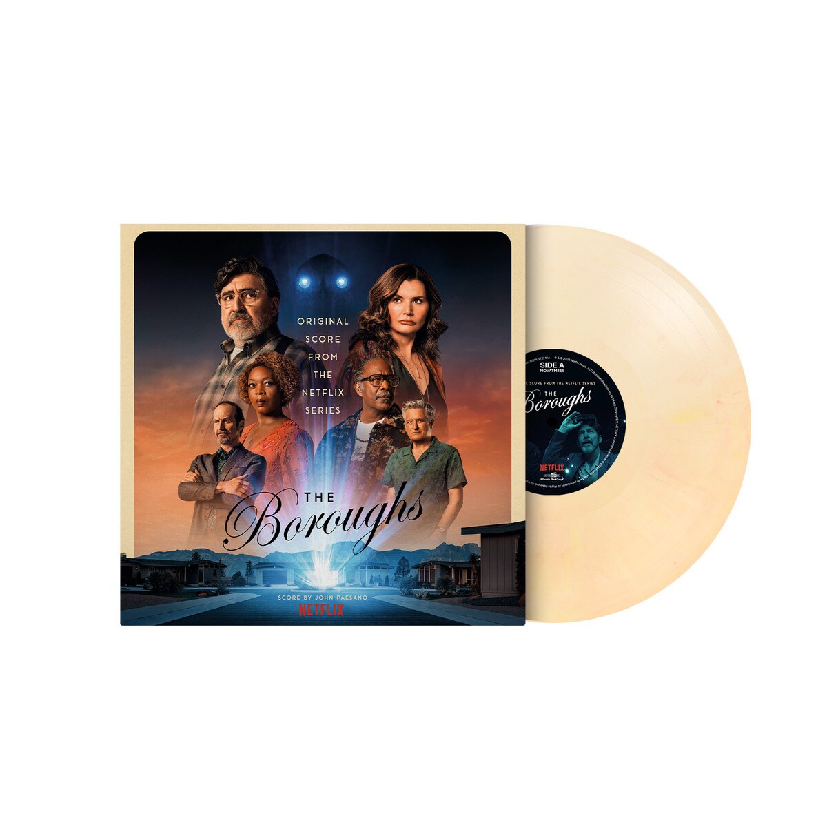 John Paesano - (PRESALE 7/31/26) Boroughs (MOV 180G YELLOW WHITE & RED MARBLED VINYL) | Mint (M) Mint (M)