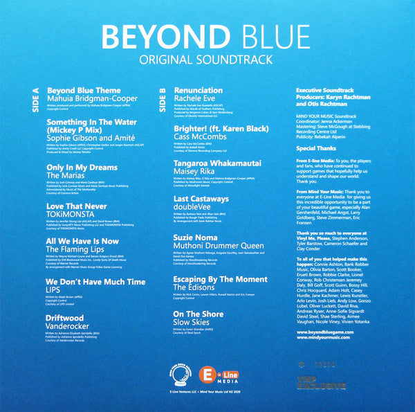 Various - Beyond Blue Original Soundtrack (COLOR VINYL - VMP) | Mint (M) Mint (M)
