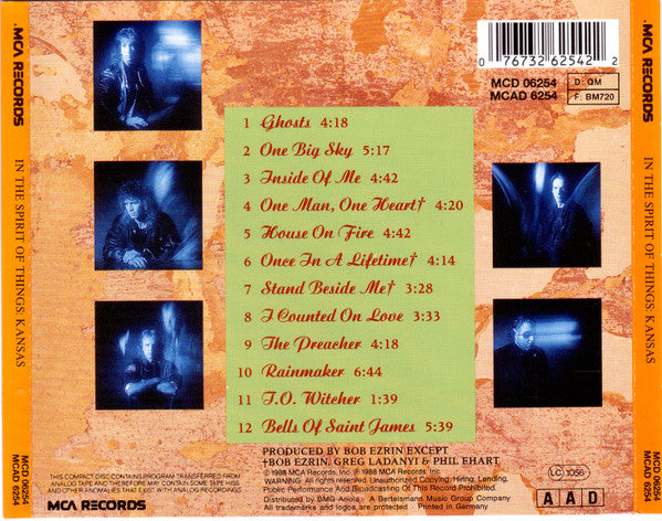 USED CD - Kansas – In The Spirit Of Things
