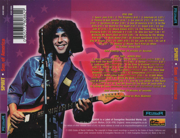 USED 2CD - Spirit – Son Of America