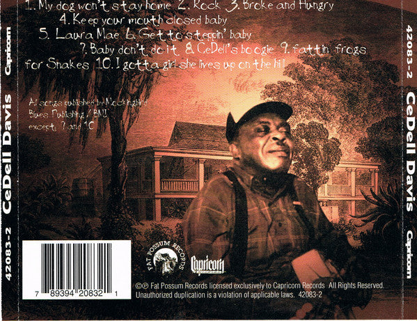 USED CD - Cedell Davis – The Best Of Cedell Davis