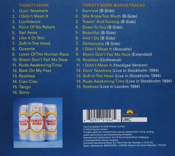 USED 2CD - Status Quo – Thirsty Work