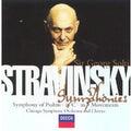 Stravinsky - Sir Georg Solti, Chicago Symphony Orchestra And Chorus – Symphonies (Symphony Of Psalms · In C · In 3 Movements) -USED CD