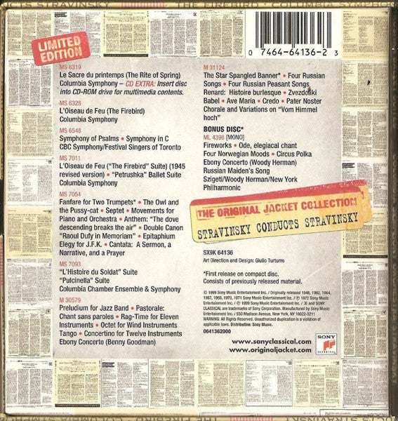 USED 9CD - Stravinsky – Stravinsky Conducts Stravinsky