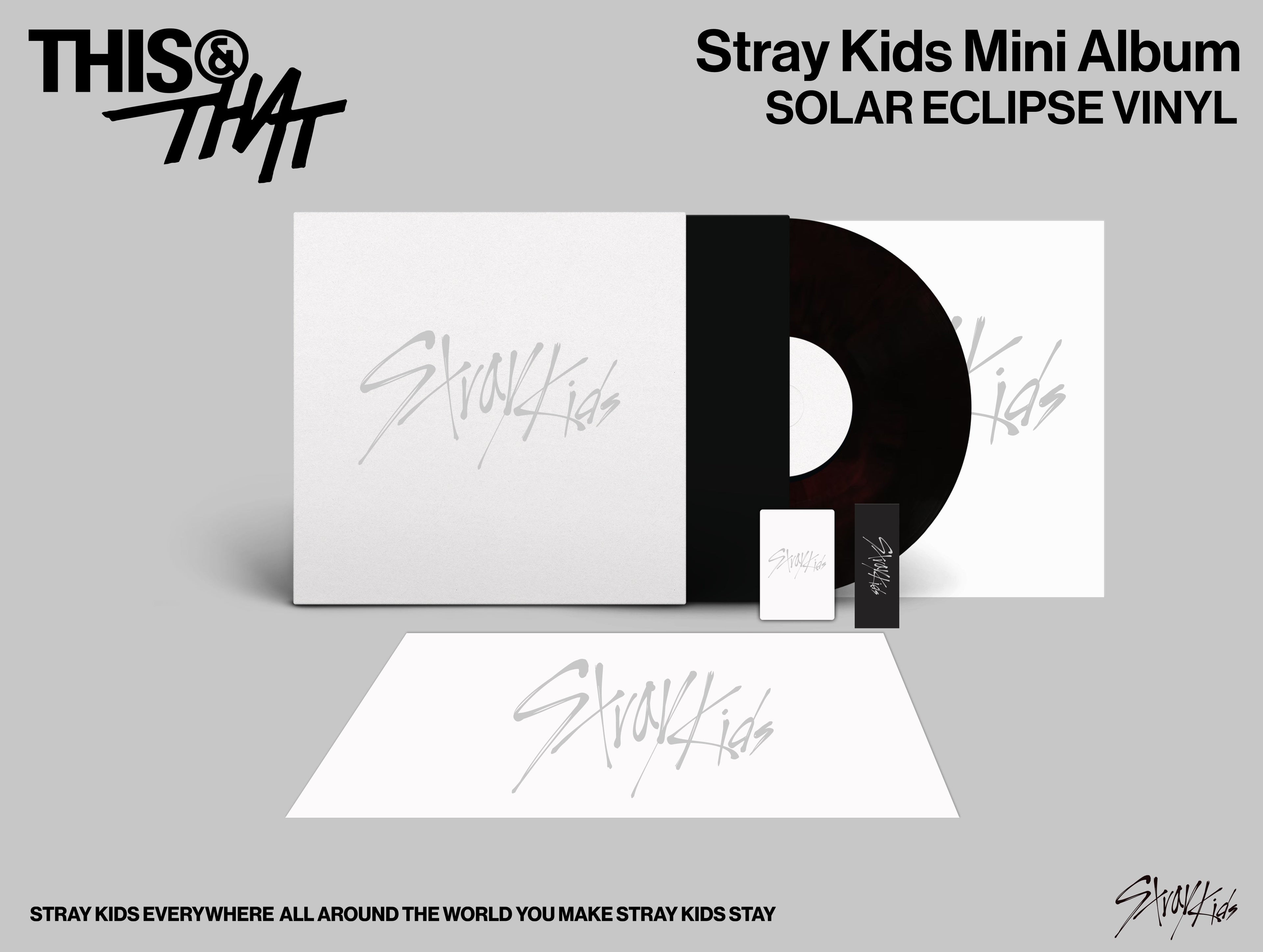 Stray Kids - (PRESALE 8/7/26) THIS & THAT [SOLAR ECLIPSE VINYL (LMTD POSTER PHOTO VINYL LP JYP ENT / REPUBLIC 2026) | NEW
