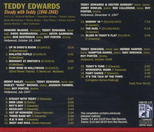 USED CD - Teddy Edwards – Steady With Teddy