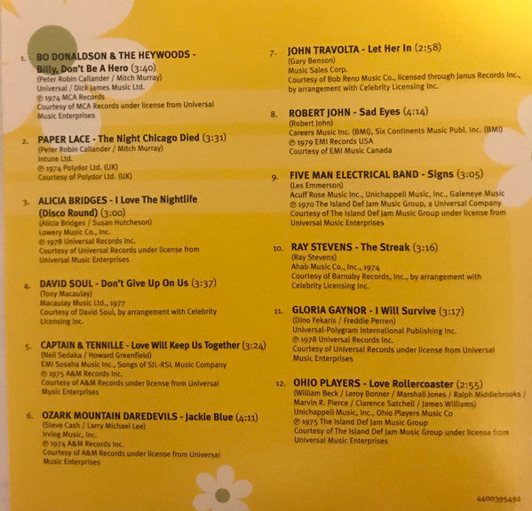 USED CD - Various – The Best Of Super Hits Of The 70s Volume 2