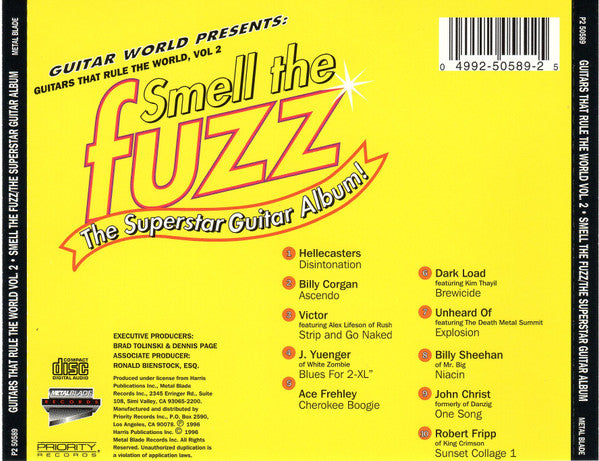 USED CD - Various – Guitars That Rule The World Vol. 2: Smell The Fuzz/The Superstar Guitar Album