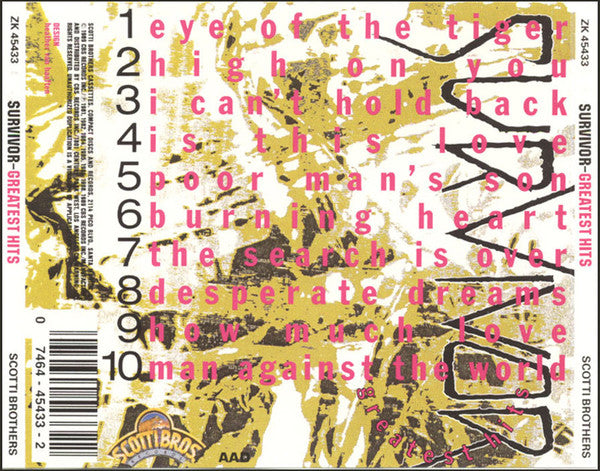 USED CD - Survivor – Greatest Hits